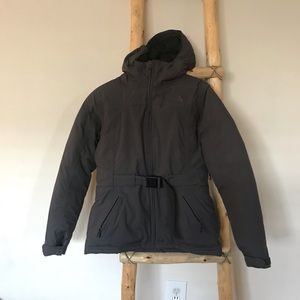 Northface belted winter jacket